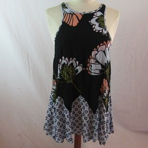 Intimately Free People Printed Nightie Sz M EUC